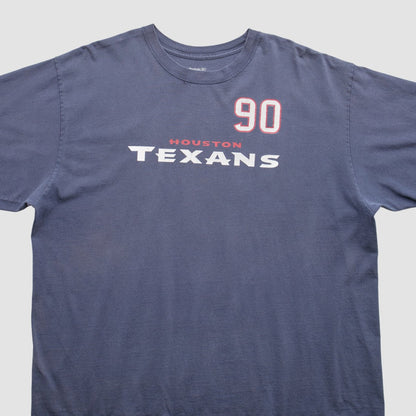 Houston Texans Reebok 2000s T-Shirt - Navy Vintage for sale