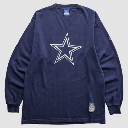 Dallas Cowboys Reebok 2000s T-Shirt - Navy Vintage for sale