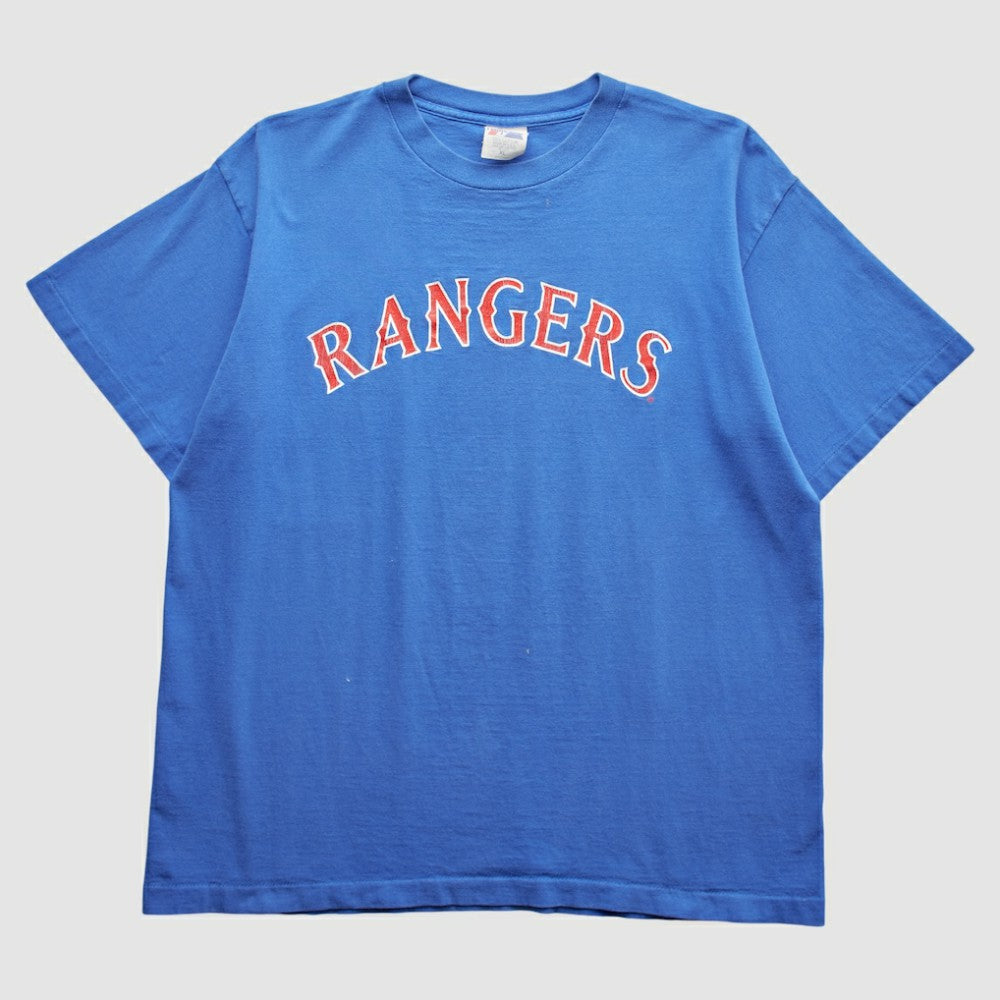 Texas Rangers 2000s T-Shirt - Blue Vintage