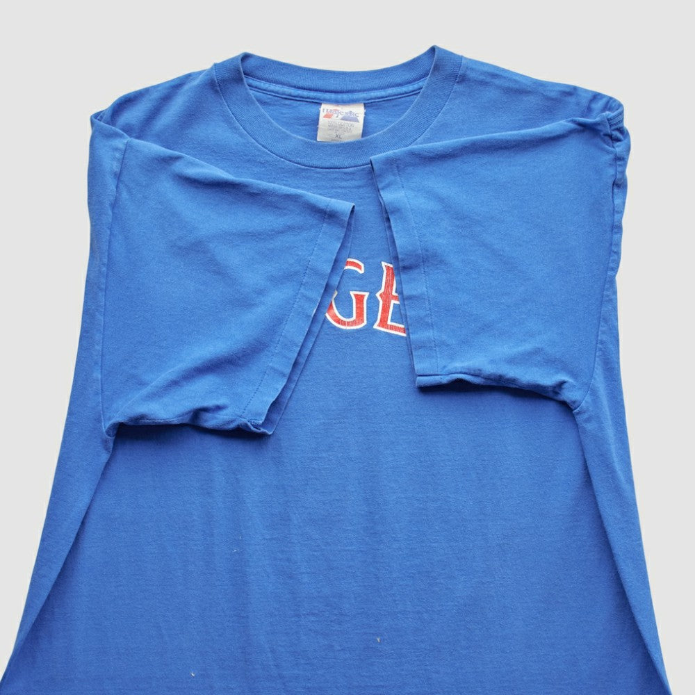Texas Rangers 2000s T-Shirt - Blue Vintage