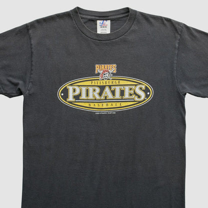Pittsburgh Pirates Logo Athletic 2000 T-Shirt - Gray Vintage
