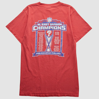 Philadelphia Phillies Majestic 2007 T-Shirt - Red Vintage