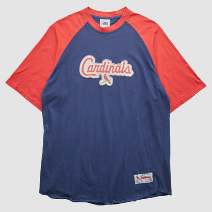 St. Louis Cardinals Lee Apparel 2000s T-Shirt - Navy Vintage