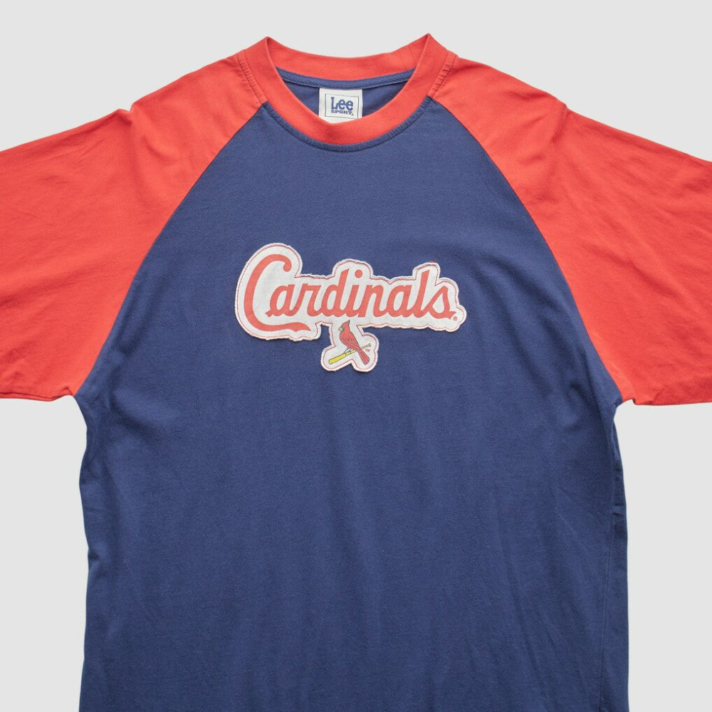 St. Louis Cardinals Lee Apparel 2000s T-Shirt - Navy Vintage