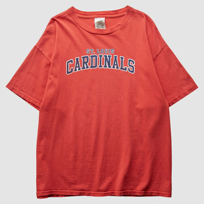 St. Louis Cardinals Adidas 2000s T-Shirt - Red Vintage