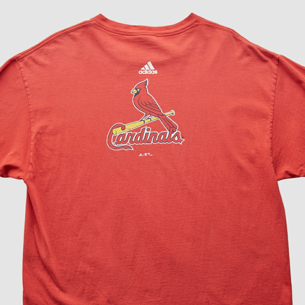 St. Louis Cardinals Adidas 2000s T-Shirt - Red Vintage