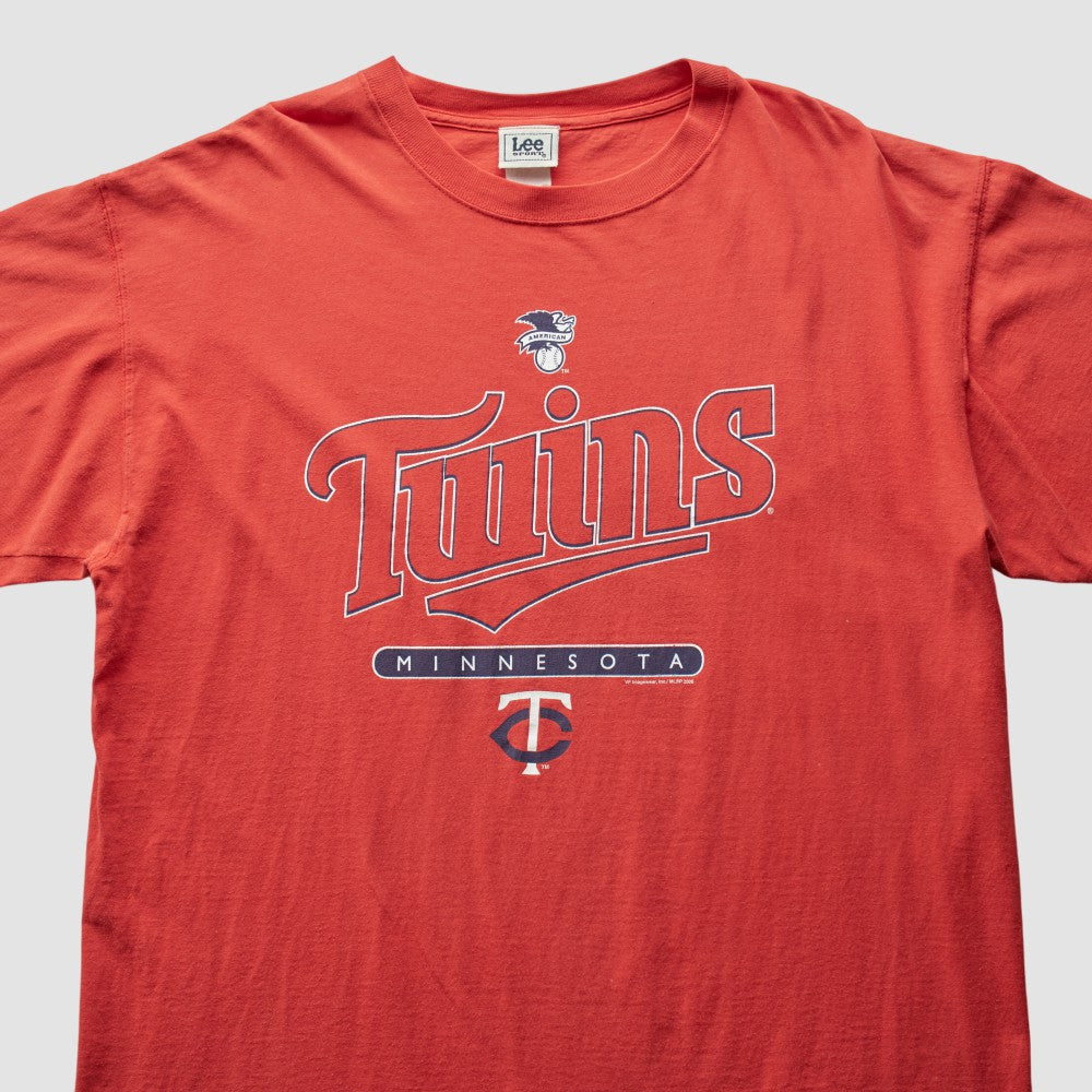 Minnesota Twins Lee Apparel 2006 T-Shirt - Red Vintage