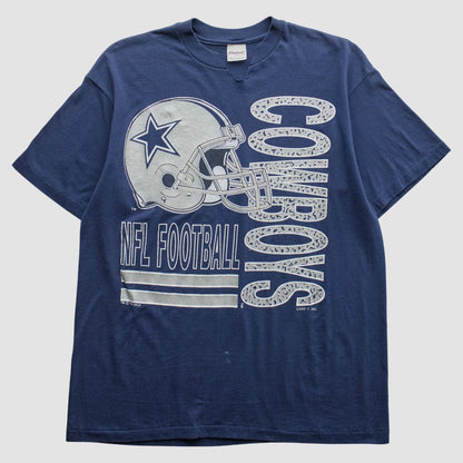 Dallas Cowboys Logo 7 1991 T-Shirt - Navy Vintage online