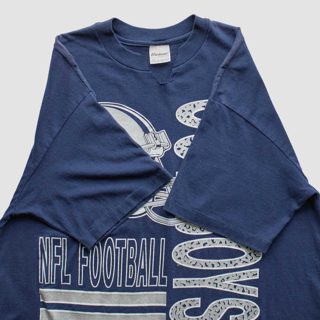Dallas Cowboys Logo 7 1991 T-Shirt - Navy Vintage online