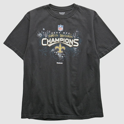 New Orleans Saints Reebok 2009 T-Shirt - Black Vintage online