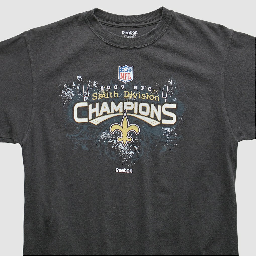 New Orleans Saints Reebok 2009 T-Shirt - Black Vintage online