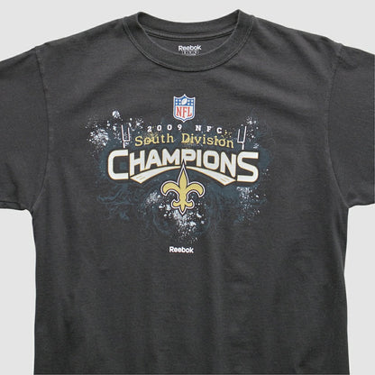 New Orleans Saints Reebok 2009 T-Shirt - Black Vintage online