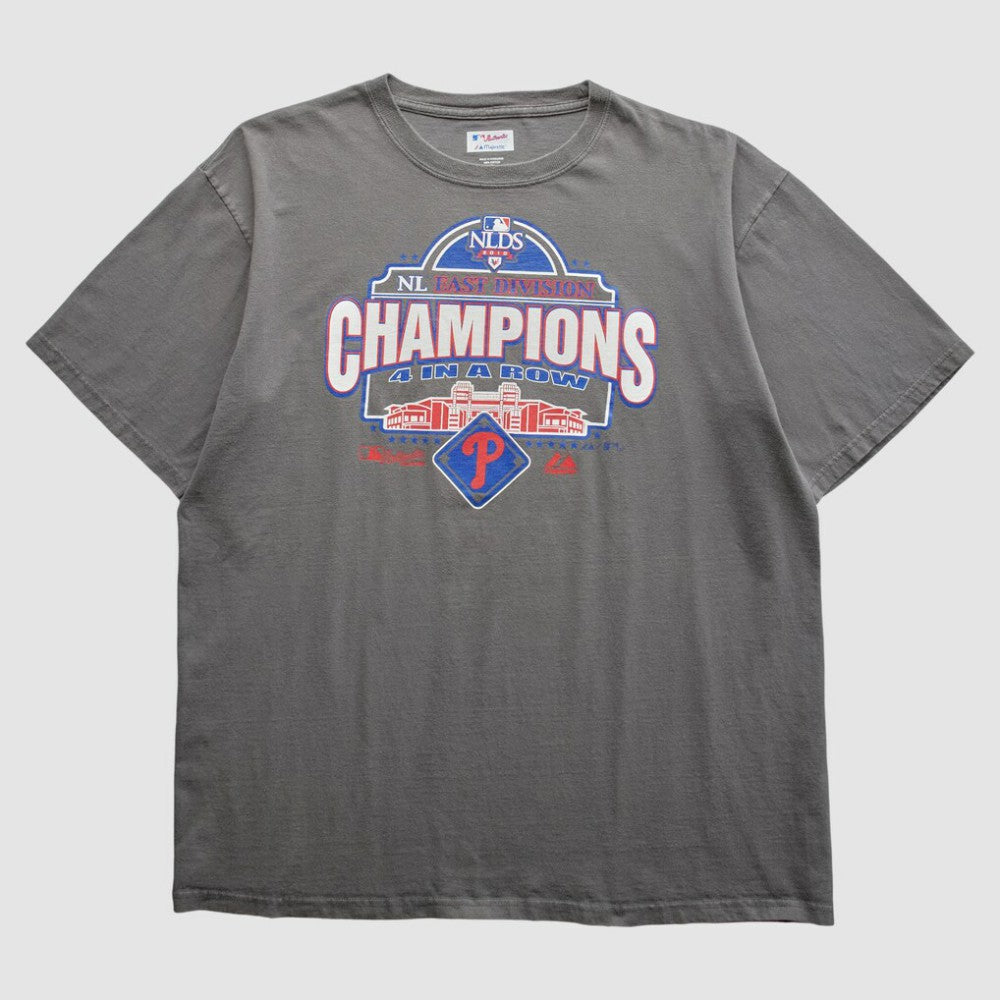 Philadelphia Phillies Majestic 2010 T-Shirt - Gray Vintage