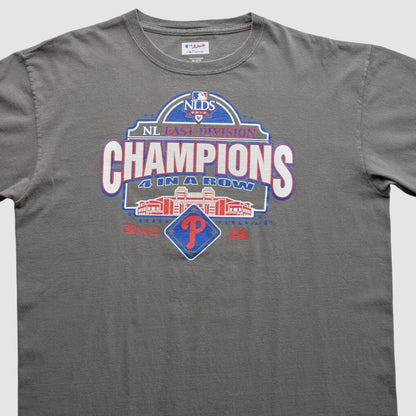 Philadelphia Phillies Majestic 2010 T-Shirt - Gray Vintage