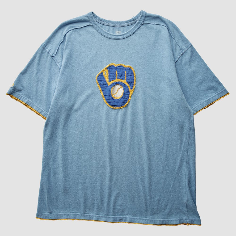 Milwaukee Brewers 2000s T-Shirt - Light Blue Vintage