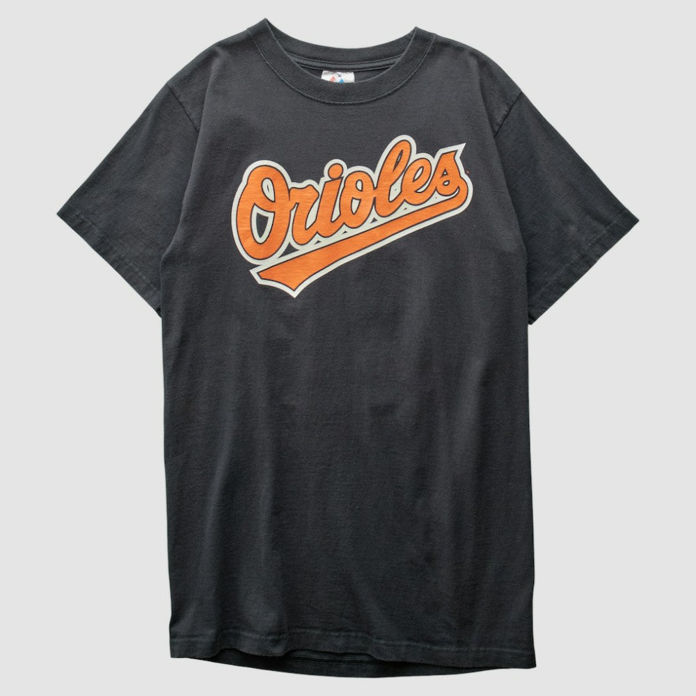 Baltimore Orioles Majestic 2000s T-Shirt - Black Vintage