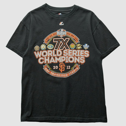 San Francisco Giants Majestic 2012 T-Shirt - Black Vintage