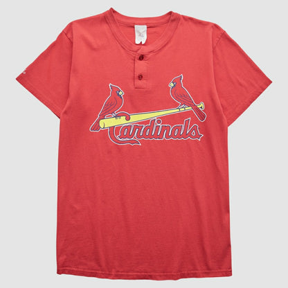 St. Louis Cardinals Majestic 2000s T-Shirt - Red Vintage