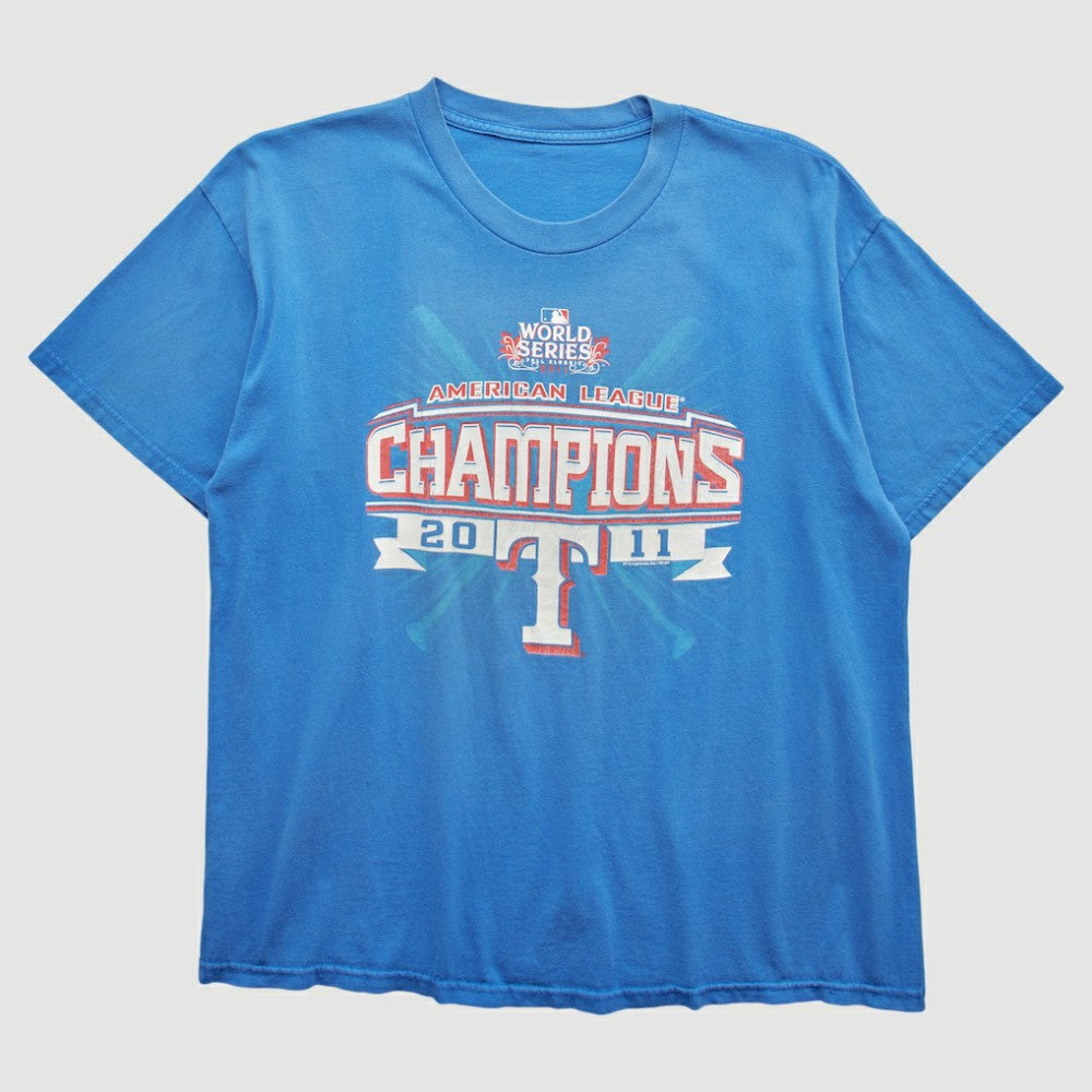 Texas Rangers 2011 T-Shirt - Blue Vintage