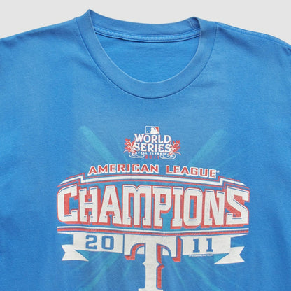 Texas Rangers 2011 T-Shirt - Blue Vintage