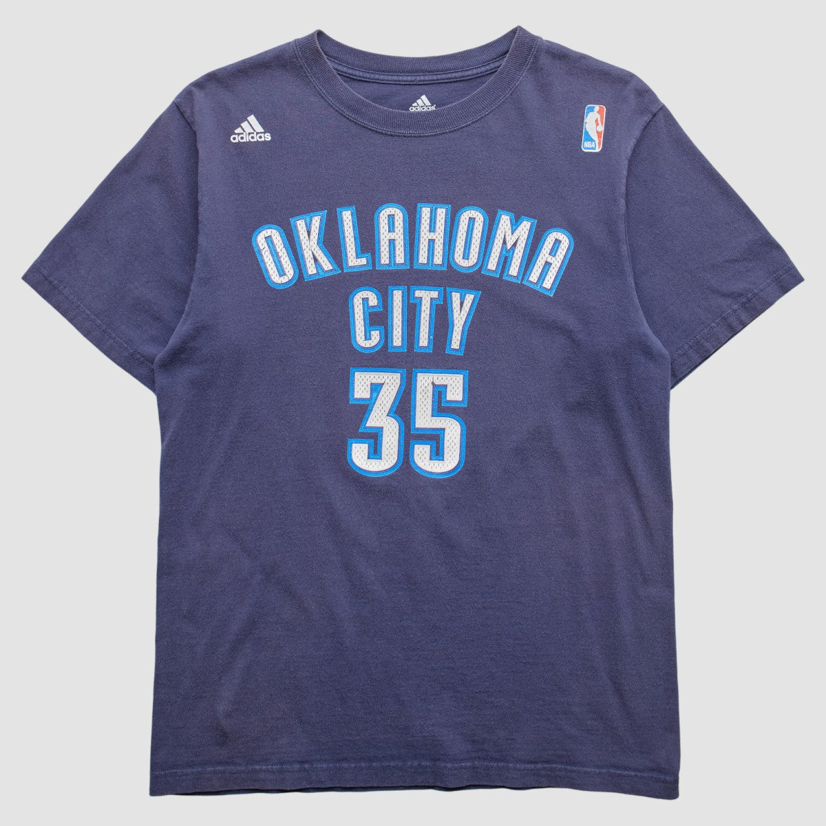 Oklahoma City Thunder 2010s T-Shirt - Navy Vintage | Adidas for sale