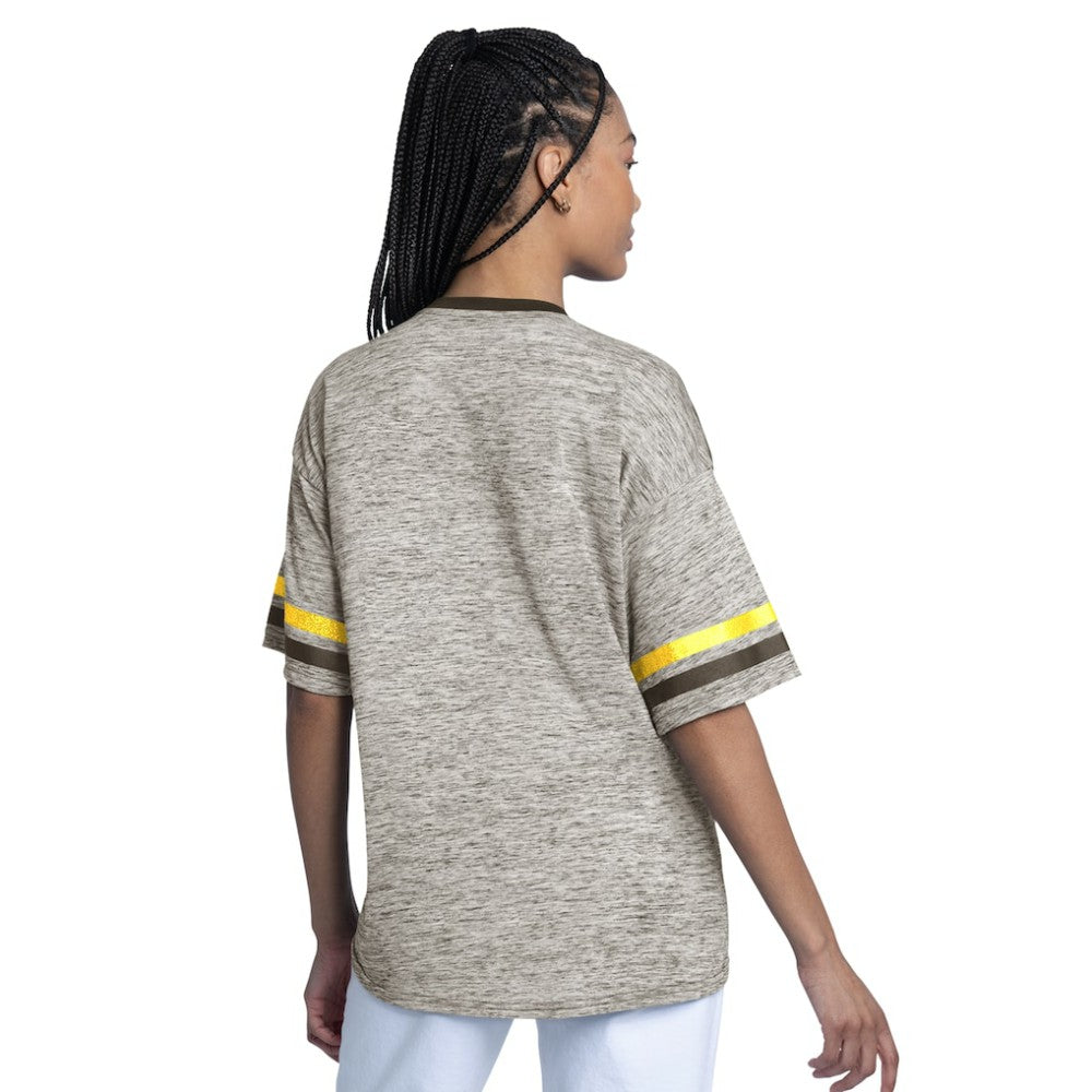 San Diego Padres G-III 4Her by Carl Banks Women's Off-Season Oversized Top - Brown