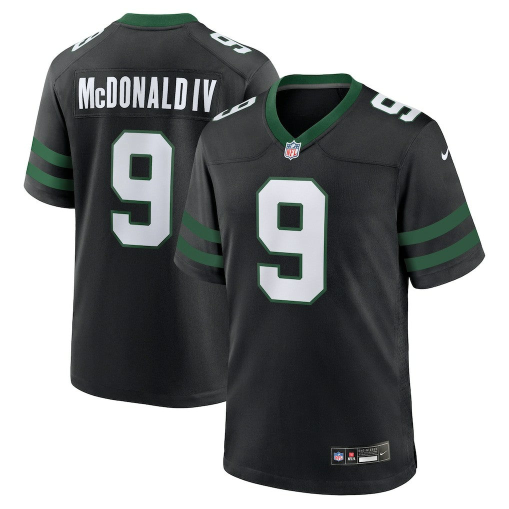 Will McDonald IV New York Jets Alternate Game Jersey - Legacy Black | Nike sale