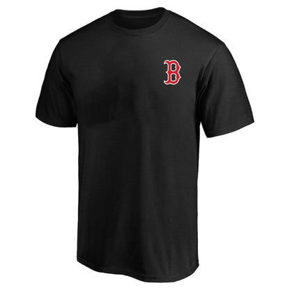Boston Red Sox Profile Big & Tall Two-Sided Graphic T-Shirt - Black