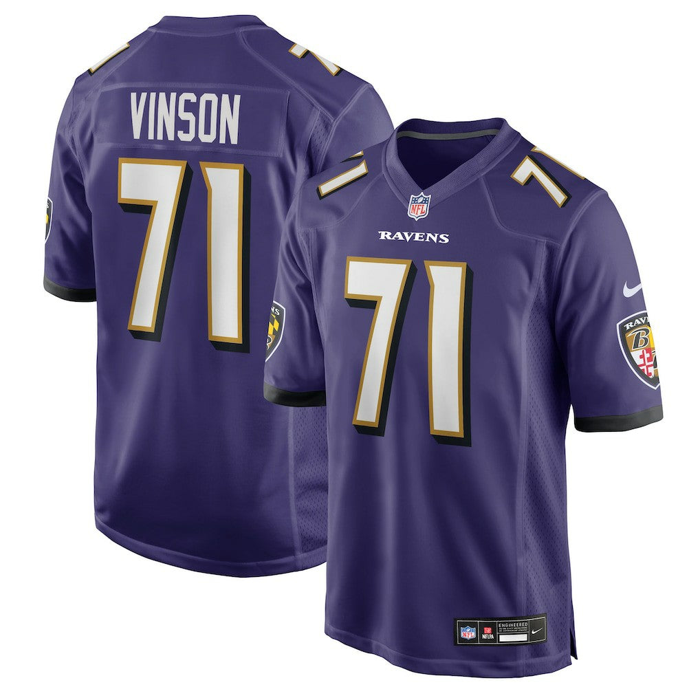 Carson Vinson Baltimore Ravens Team Game Jersey - Purple | Nike cheap