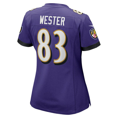 LaJohntay Wester Baltimore Ravens Women's Team Game Jersey - Purple | Nike discount