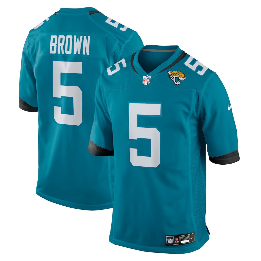 Dyami Brown Jacksonville Jaguars Team Game Jersey - Teal | Nike discount