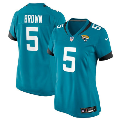 Dyami Brown Jacksonville Jaguars Women's Team Game Jersey - Teal | Nike cheap