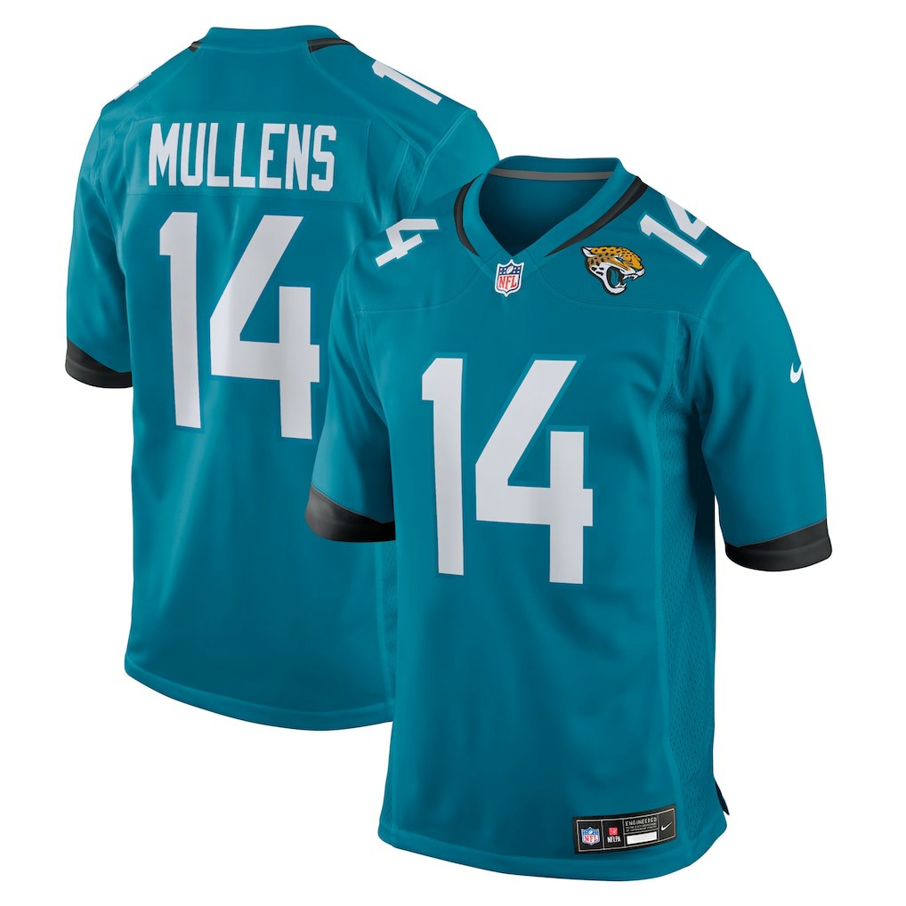 Nick Mullens Jacksonville Jaguars Team Game Jersey - Teal | Nike for sale