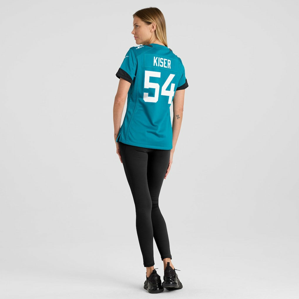 Jack Kiser Jacksonville Jaguars Women's Team Game Jersey - Teal | Nike for sale