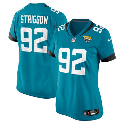 Danny Striggow Jacksonville Jaguars Women's Team Game Jersey - Teal | Nike cheap