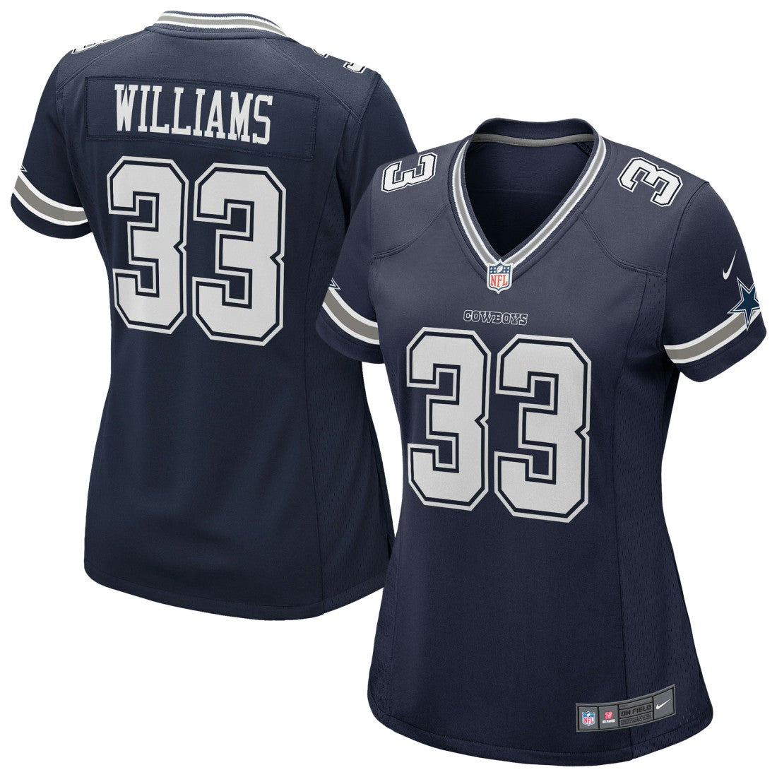 Javonte Williams Dallas Cowboys Women's Team Game Jersey - Navy | Nike cheap