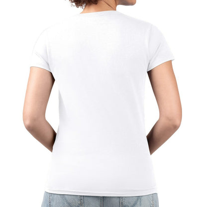 Chicago White Sox G-III 4Her by Carl Banks Women's Metallic Drop Lightweight V-Neck T-Shirt - White