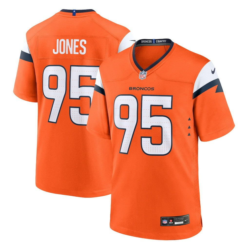 Sai'vion Jones Denver Broncos Team Game Jersey - Orange | Nike online