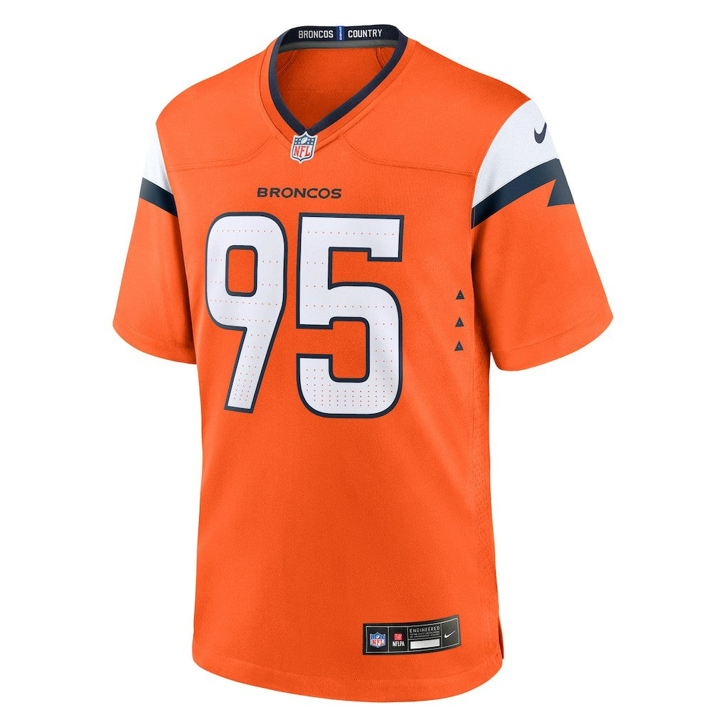 Sai'vion Jones Denver Broncos Team Game Jersey - Orange | Nike online