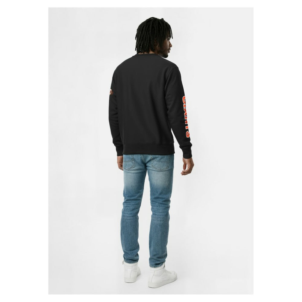 San Francisco Giants Champion Reverse Weave Chenille Sweatshirt - Black