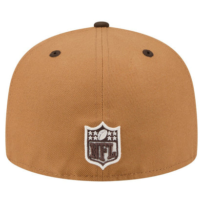 Buffalo Bills New Era Two-Tone Walnut 59FIFTY Fitted Hat - Light Brown/Dark Brown on sale