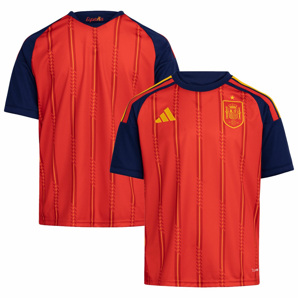 Spain National Team Youth FIFA x World Cup 2026 Home Replica Jersey - Red | Adidas cheap