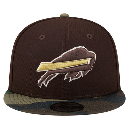 Buffalo Bills Adult Burnt Wood Camo 9FIFTY Snapback Hat - Dark Brown discount