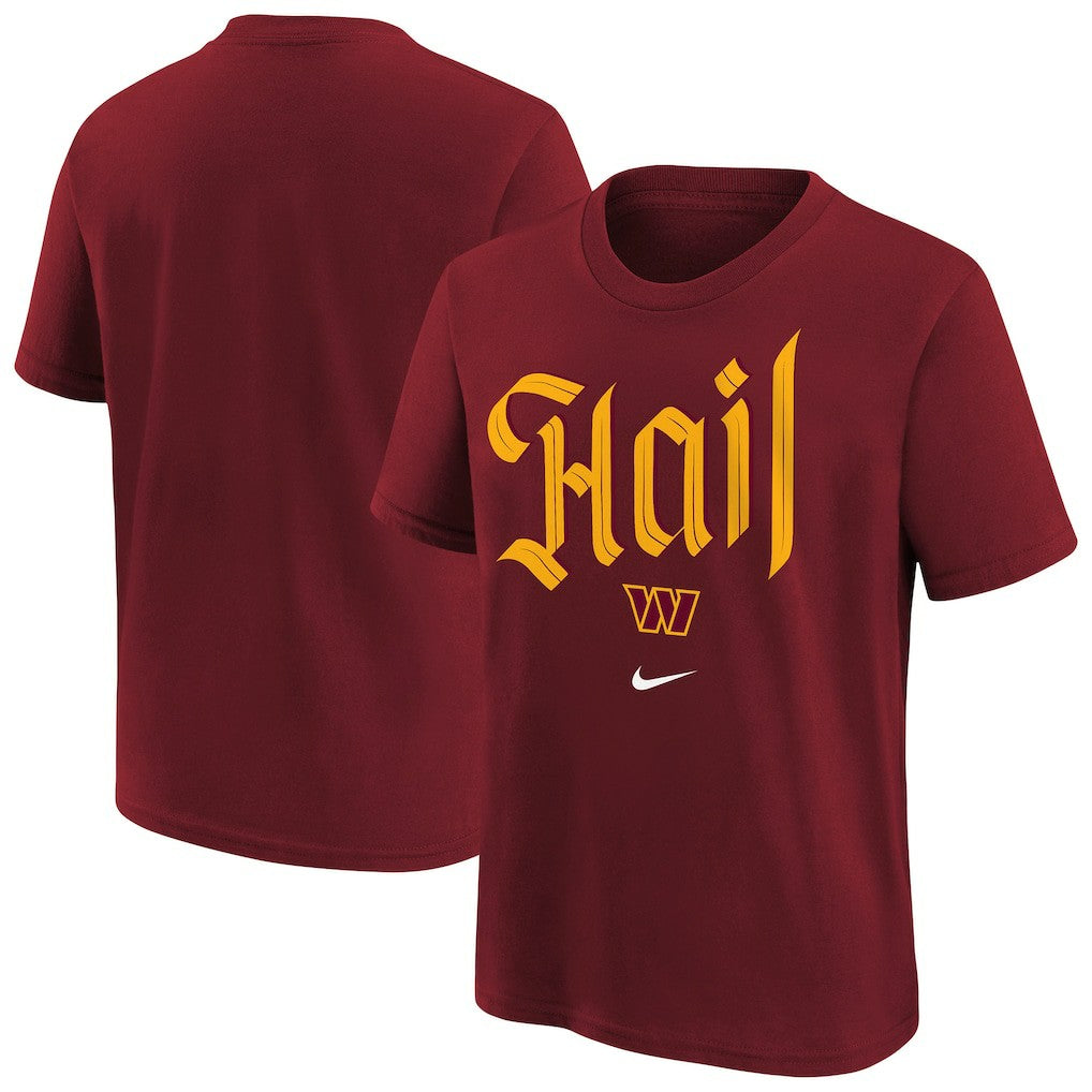 Washington Commanders Youth Hail T-Shirt - Burgundy | Nike discount