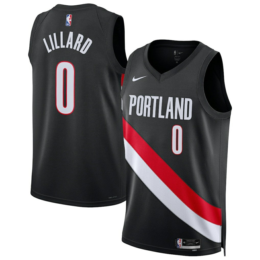 Damian Lillard Portland Trail Blazers Unisex Swingman Player Jersey sale - Icon Editi- Black | Nike on sale