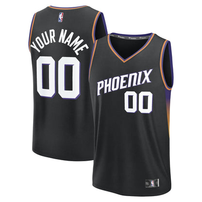 Phoenix Suns Youth Fastbreak Custom Jersey - Statement Edition - Black | Fanatics outlet