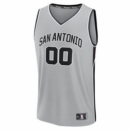 San Antonio Spurs Youth Fastbreak Custom Jersey - Statement Edition - Silver | Fanatics outlet