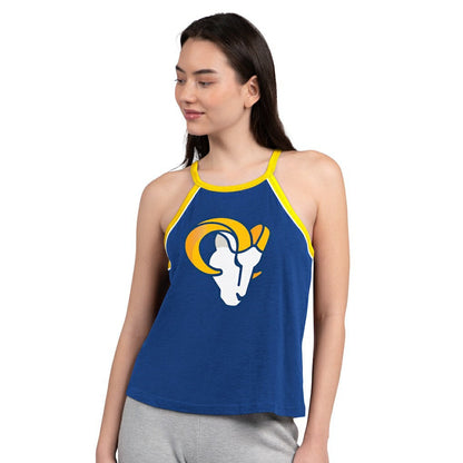Los Angeles Rams G-III 4Her by Carl Banks Women's Redemption Win Slub Tank Top - Royal outlet