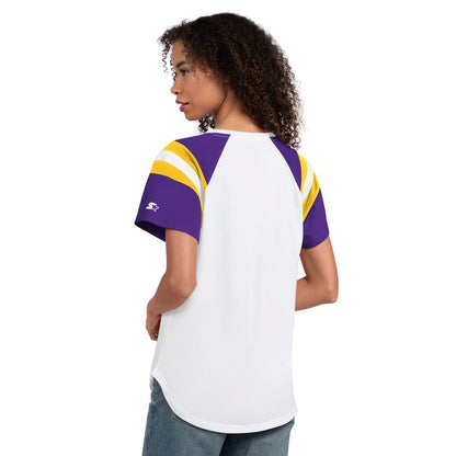 Minnesota Vikings Starter Women's Game On Notch Neck T-Shirt - White on sale