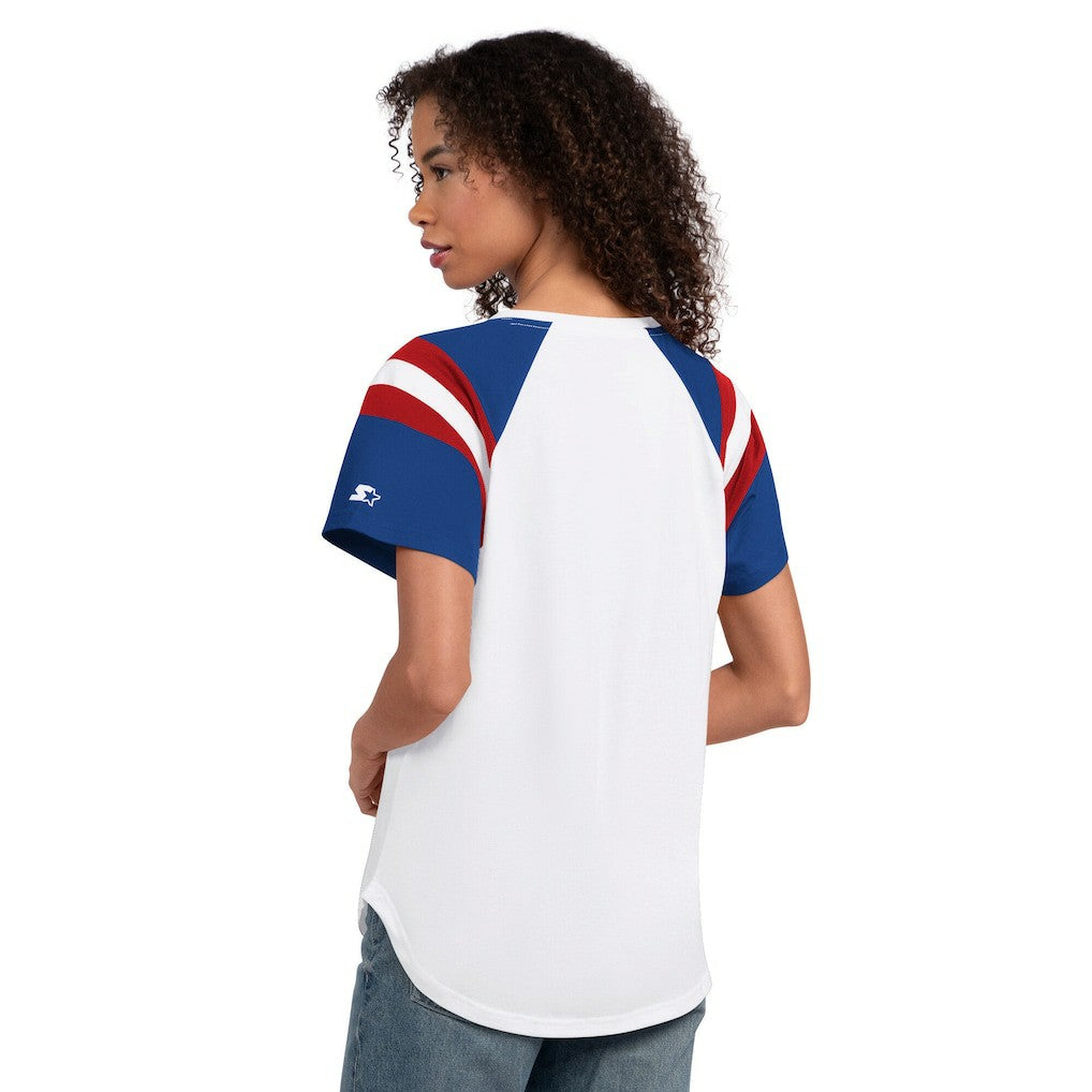 Buffalo Bills Starter Women's Game On Notch Neck T-Shirt - White sale